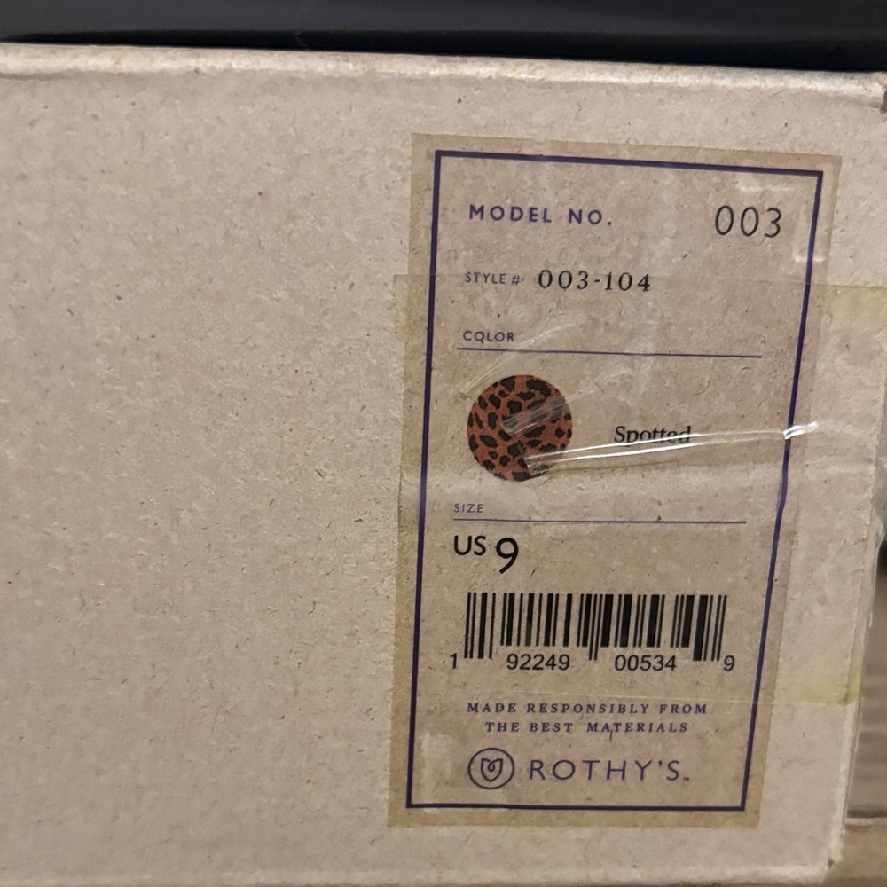 Rothy’s The Lounge Loafer Size 9-Spotted Leopard - Picture 5 of 6